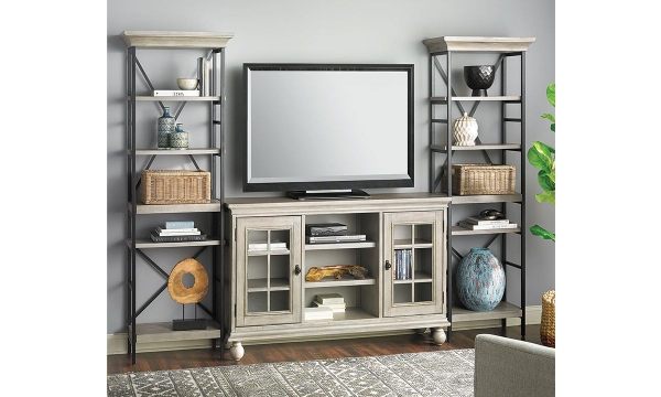 Picture of East Hampton Gray 3-Piece Entertainment Wall Unit