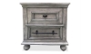 Picture of East Hampton Gray 2-Drawer Nightstand