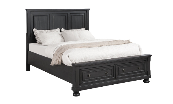 Picture of Newbury Soriah Grey Mindi Panel Storage Beds