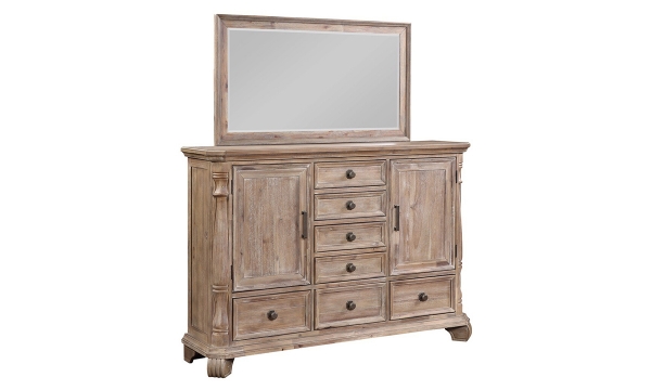 Picture of Tilly Taupe Gentlemens Chest Mirror