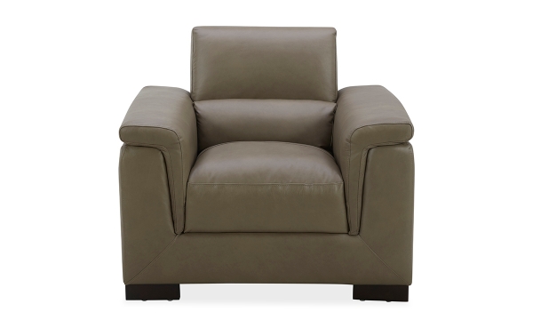 Picture of Payne Midbrown Leather Chair