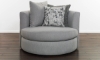 Picture of JJ Made in LA Theron Malibu Dove Swivel Chair
