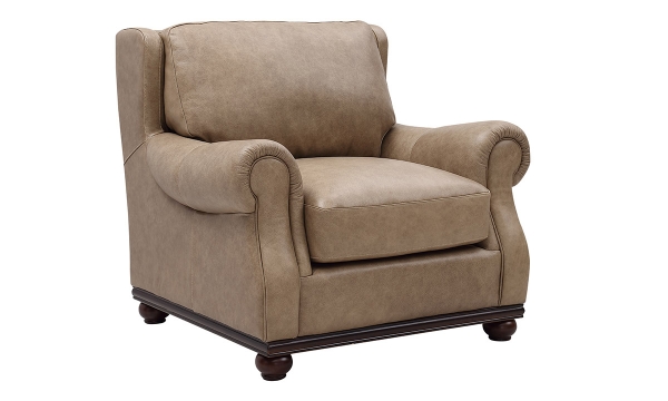 Picture of Tilton Beige Leather Chair