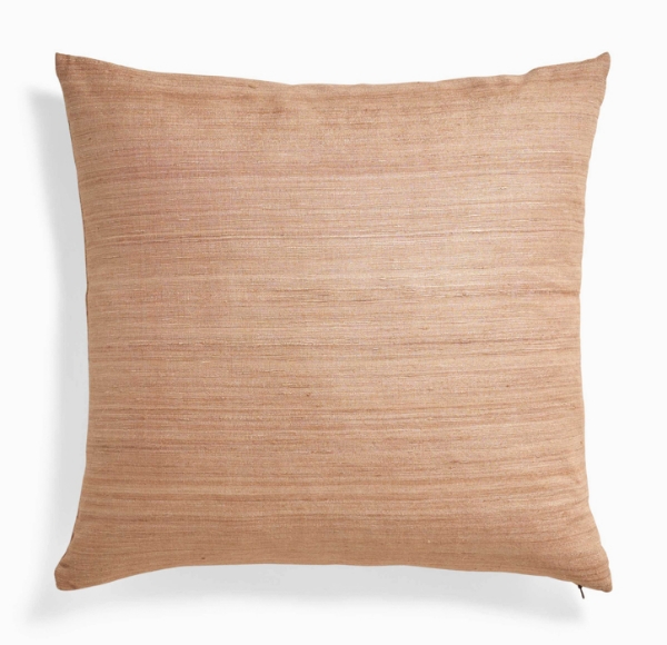 Picture of Raw Silk Pillow 20 x 20 - Auburn
