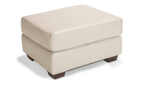 Picture of Rocky Mountain Leather Vail Bone Ottoman