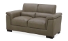 Picture of Payne Midbrown Leather Loveseat