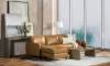 Picture of Tyrell Camel Leather Reversible Chaise Sofa