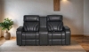 Picture of Ace Leather Power Loveseat with Heat and Massage