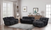 Picture of Phelps Charcoal Reclining Console Loveseat