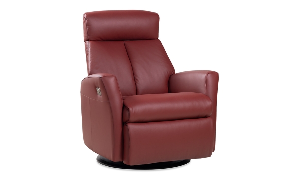 Picture of Queen Red Leather Power Glider Recliner