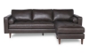 Picture of Blaine Espresso Leather Reversible Chaise Sofa