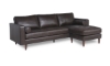 Picture of Blaine Espresso Leather Reversible Chaise Sofa