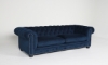 Picture of Branson Midnight Velvet Chesterfield Sofa