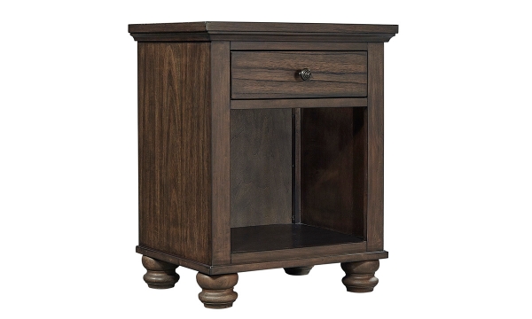 Picture of Hudson Chestnut 1-Drawer Nightstand