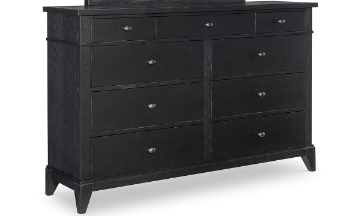 Picture of Trisha Todays Traditions Black 9-Drawer Dresser
