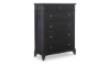 Picture of Trisha Todays Traditions Black 5-Drawer Chest