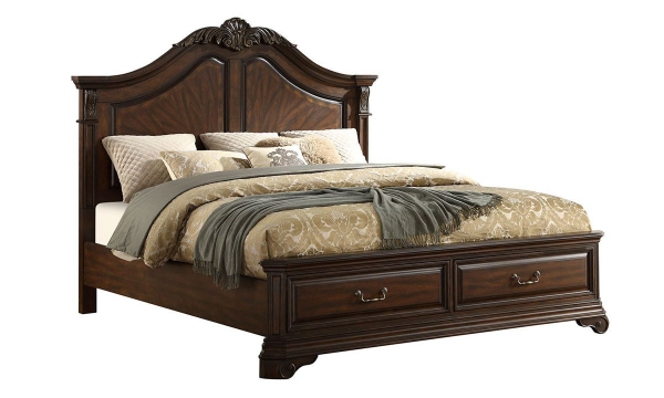 Picture of Monroe Cherry Storage Beds