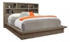 Picture of Aspenhome Modern Loft Platform Bookcase Beds
