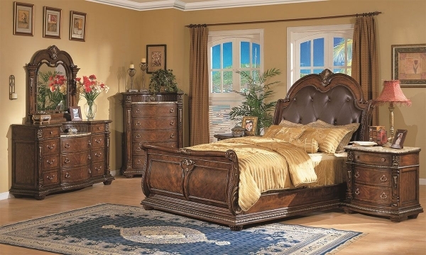 Picture of Coventry Brown Sleigh Bedroom Sets