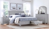 Picture of Cambridge Gray Queen Sleigh Storage Bed