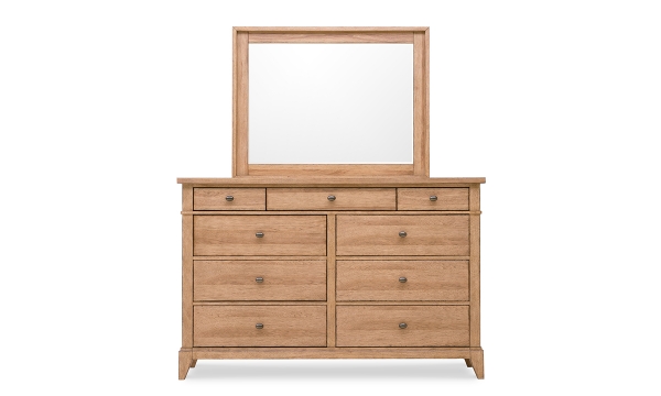 Picture of Trisha Todays Traditions Hickory Landscape Mirror