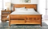 Picture of Mumbai Handcrafted Solid Wood Panel Beds