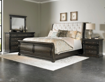 Picture of Thornewood Upholstered Queen Sleigh Bed