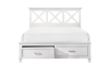 Picture of Waterpointe White Queen Panel Storage Bed