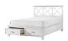 Picture of Waterpointe White 3-Piece King Panel Storage Bedroom Set