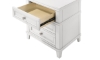 Picture of Waterpointe White 3-Drawer Nightstand