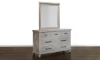 Picture of Post & Beam Industrial Smoke Gray Dresser