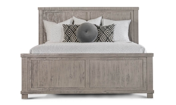 Picture of Post & Beam Industrial Smoke Gray King Panel Bed