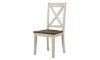 Picture of Huron Chalk-Cocoa Bean X-Back Side Chair