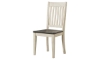 Picture of Huron Chalk-Cocoa Bean Slat Back Side Chair