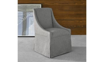 Picture of Townsend Gray Castered Dining Chair