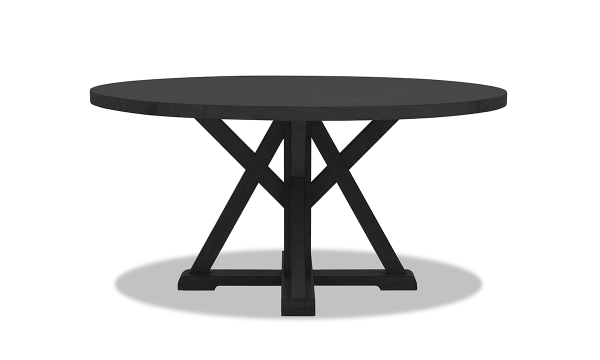 Picture of Trisha Todays Traditions Black Round Dining Table