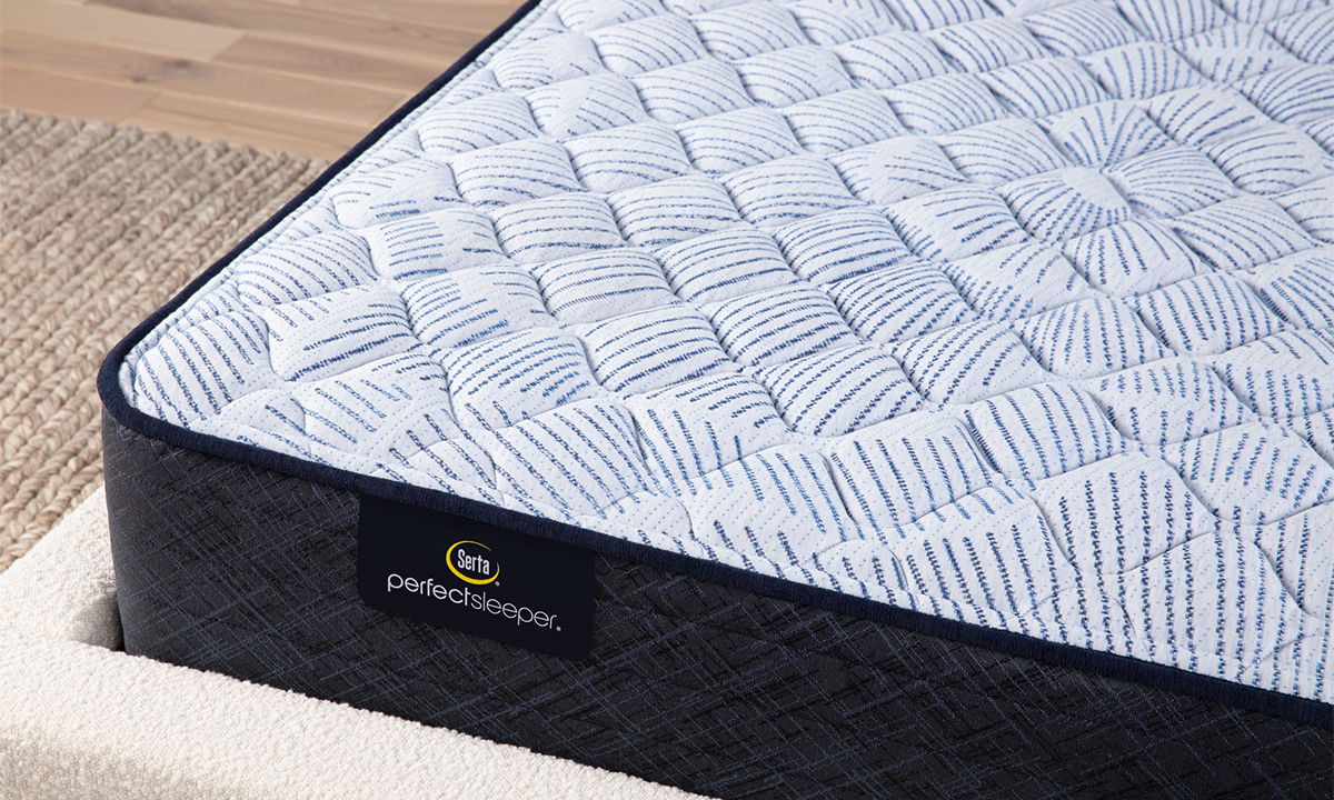 The Dump Luxe Furniture Outlet | Serta Perfect Sleeper Blue Lagoon