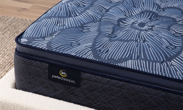 The Dump Luxe Furniture Outlet | Serta Perfect Sleeper Cobalt Calm