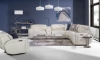 Picture of Plymouth White Leather 6-Piece Power Sectional