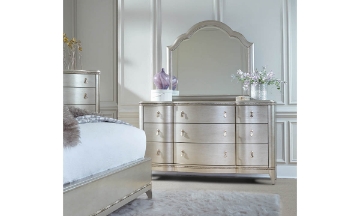 Picture of Florence Silver 9-Drawer Dresser