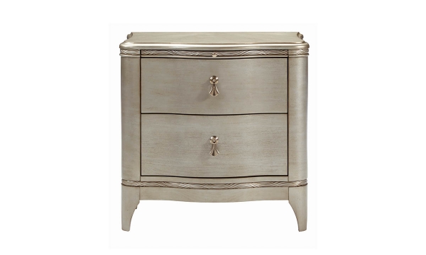 Picture of Florence Silver 2-Drawer Nightstand