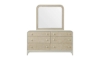 Picture of Skyline Gray Burlap 6-Drawer Dresser
