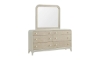 Picture of Skyline Gray Burlap 6-Drawer Dresser