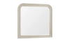 Picture of Skyline Gray Burlap Landscape Mirror