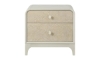 Picture of Skyline Gray Burlap 2-Drawer Nightstand