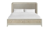 Picture of Skyline Gray Burlap King Storage 5-Piece Bedroom Set