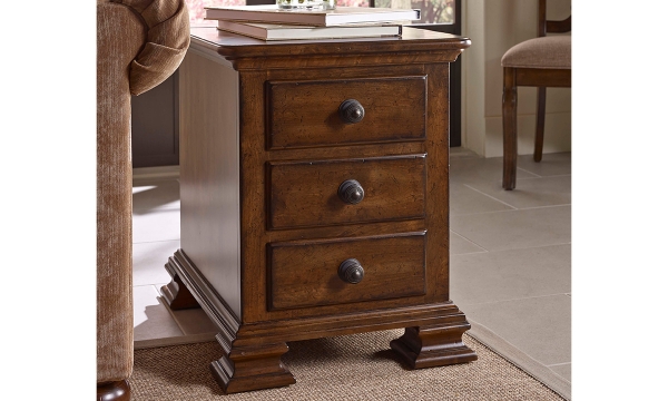 Picture of Portolone Truffle Chairside End Table