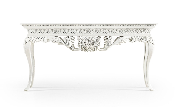 Picture of Incus White Carved Console Table