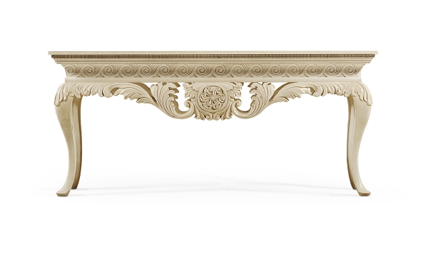 Picture of Incus Striped Oak Carved Console Table