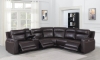 Picture of Doncella Merlot Leather 6-Piece Power Sectional